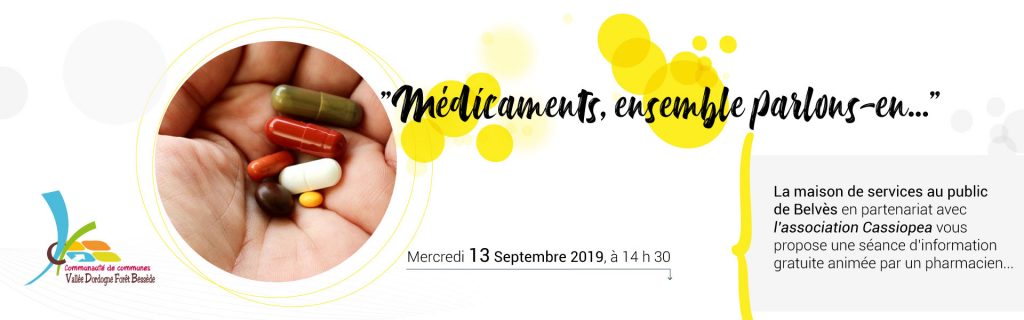 seance d'information gratuite sur les médicaments communauté de commune vallée dordogne forêt bessède