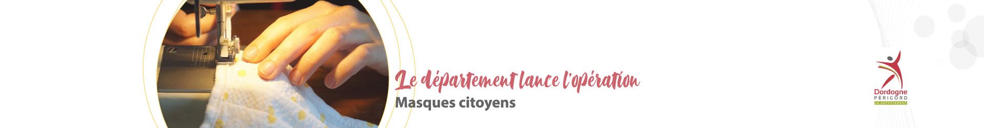Dordogne-Périgord  : Opération masques citoyens