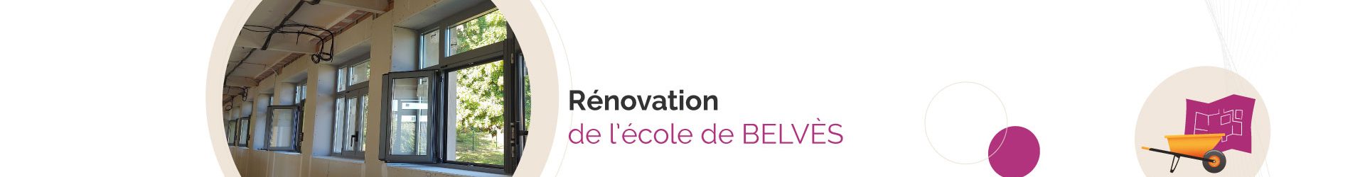 Rénovation de l’école de Belvès