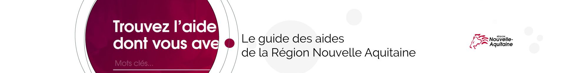 Le guide des aides de la Region Nouvelle Aquitaine