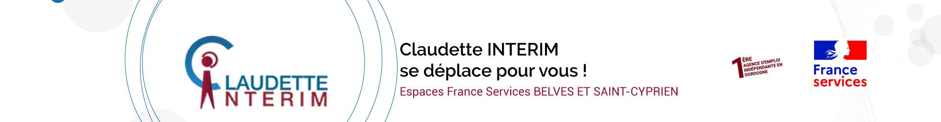 Espaces France Services : Prochaines permanences Claudette interim