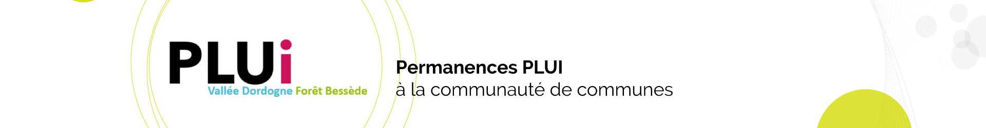 Permanences publiques PLUI à la communauté de communes