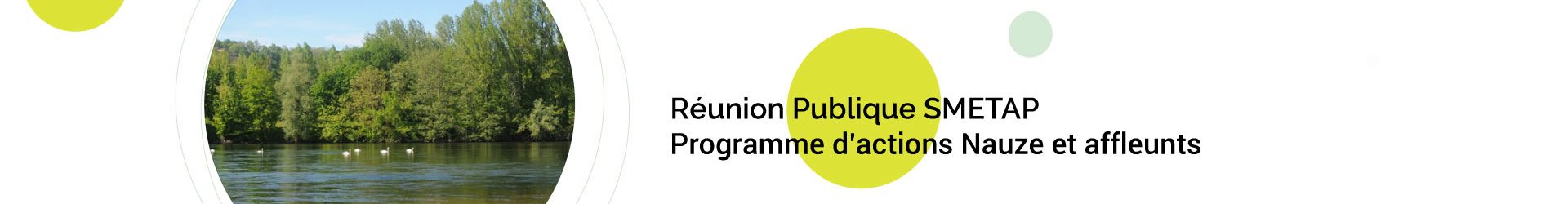 Réunion publique Nauze et affluents : Programme d’actions