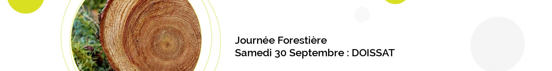 14è journée forestière à DOISSAT