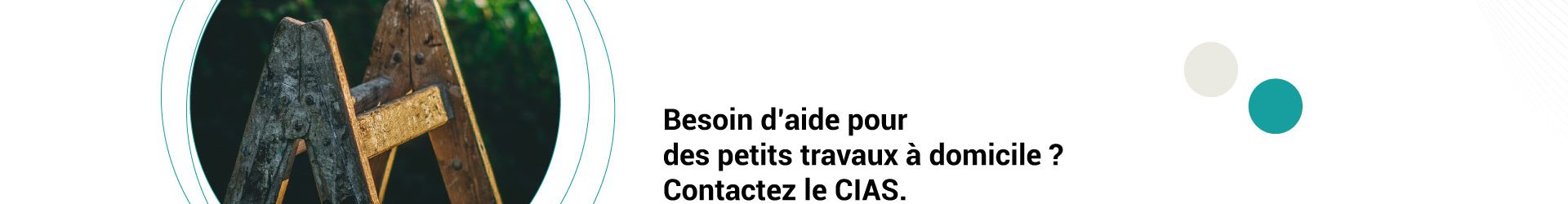 Besoin d’aide pour des petits travaux, contactez le CIAS