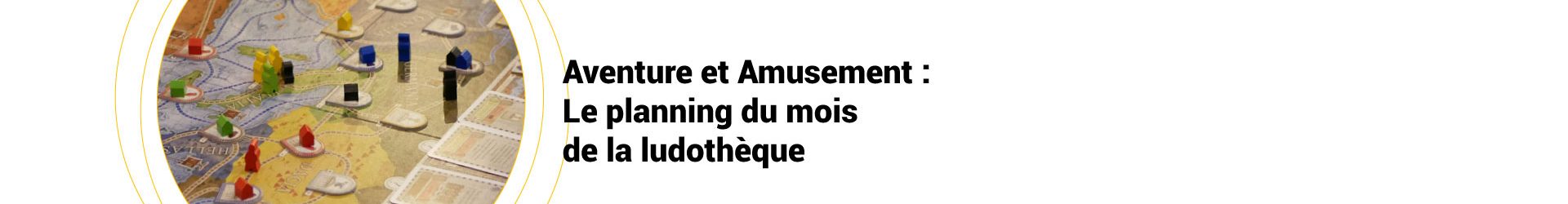 Planning de la ludothèque de Siorac