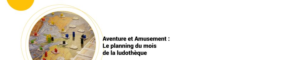 Planning de la ludothèque de Siorac
