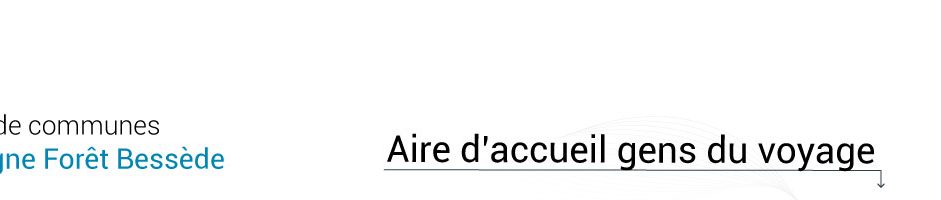 Aire d’accueil des gens du voyage