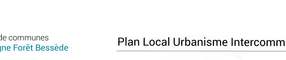 Plan local urbanisme intercommunal
