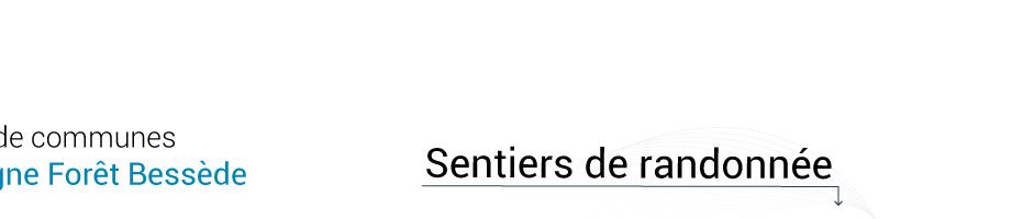 Sentiers de randonnée